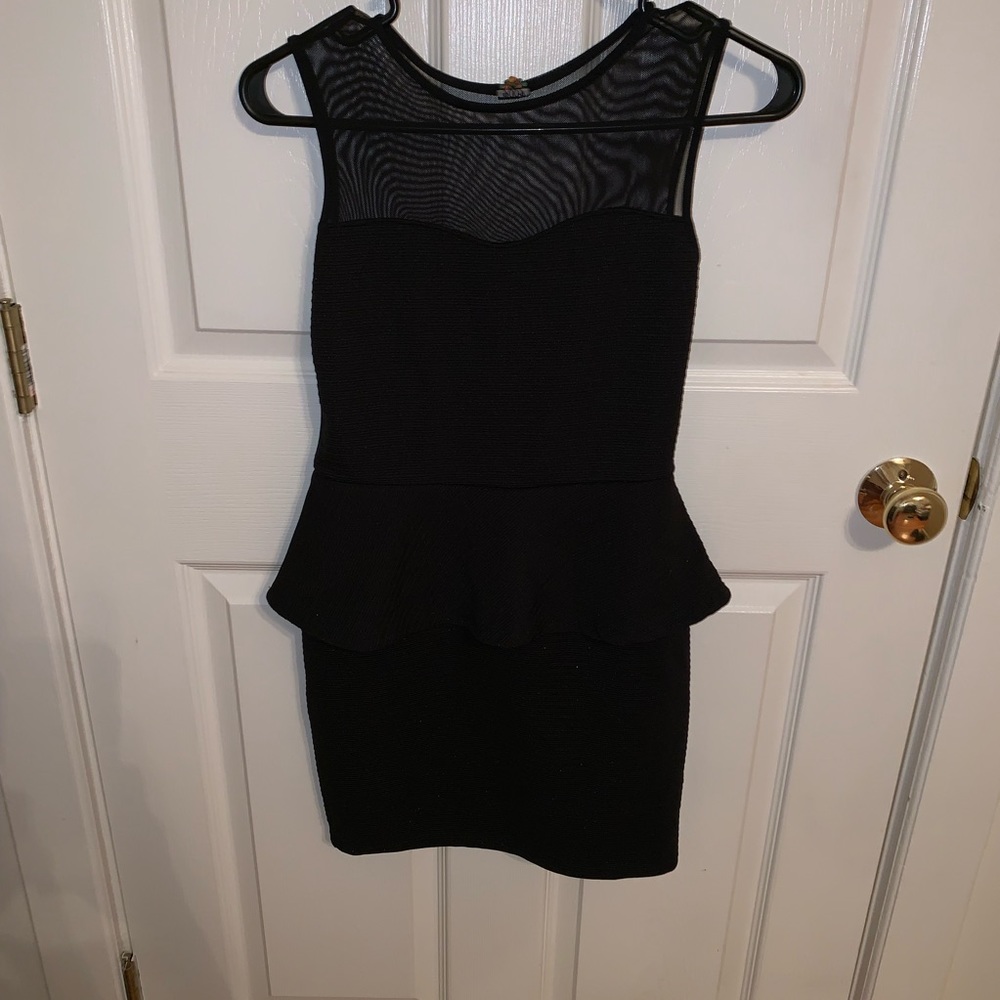 Peplum style dress